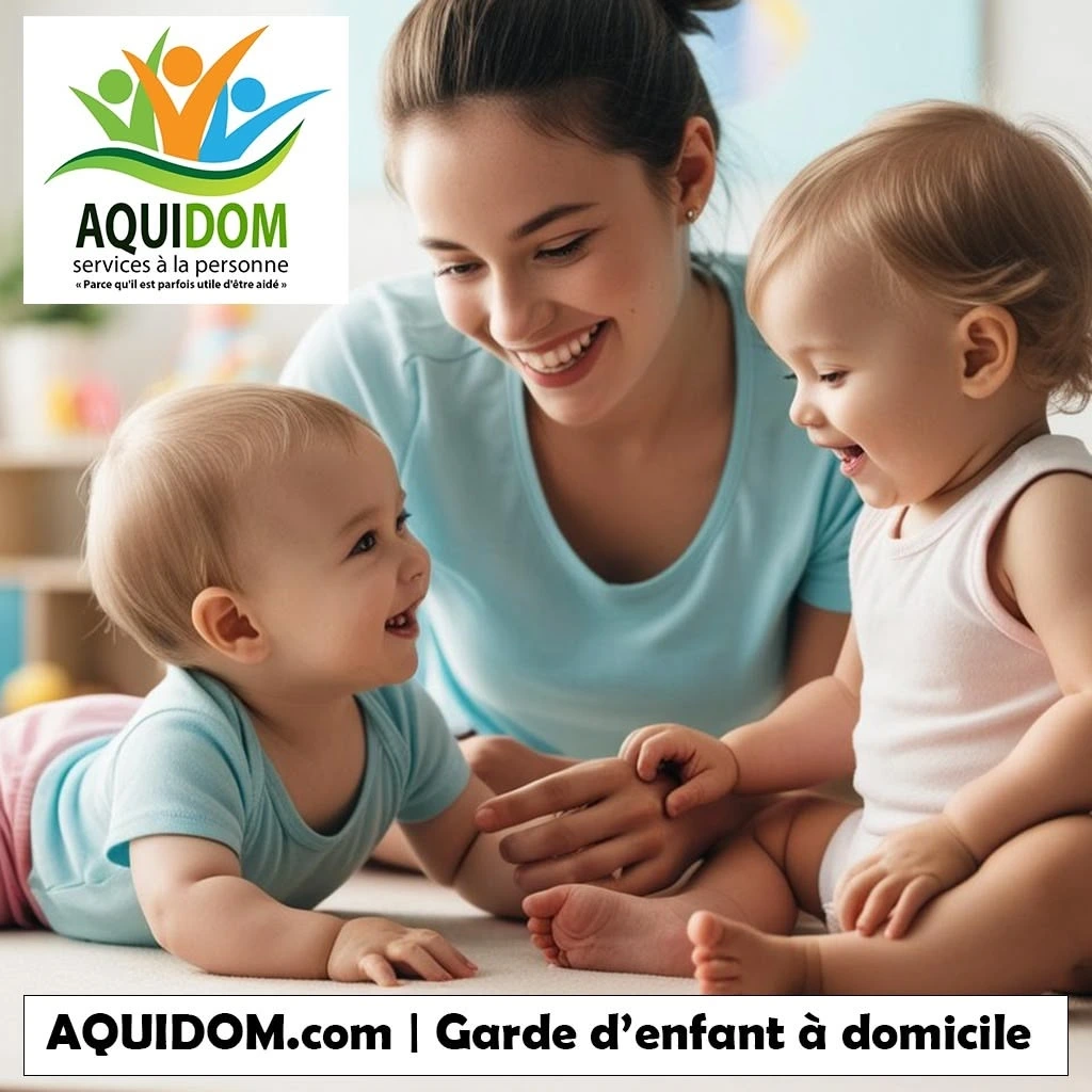 Service de garde d'enfant de plus de 3 ans par Aquidom, accompagnement professionnel